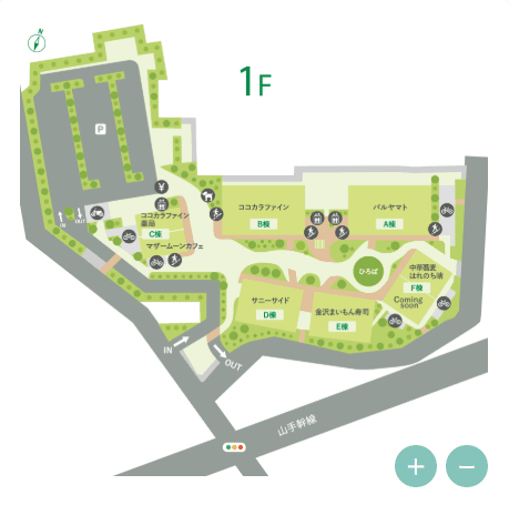 クリニック 2階テナント出店募集区画の図面・フロアマップ